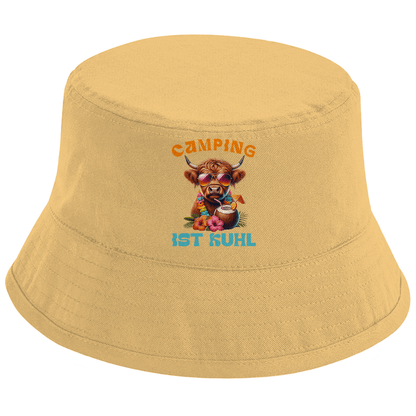 Camping ist kuhl - Bucket Hat - Campingfamilie.de