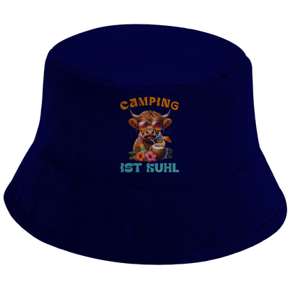 Camping ist kuhl - Bucket Hat - Campingfamilie.de