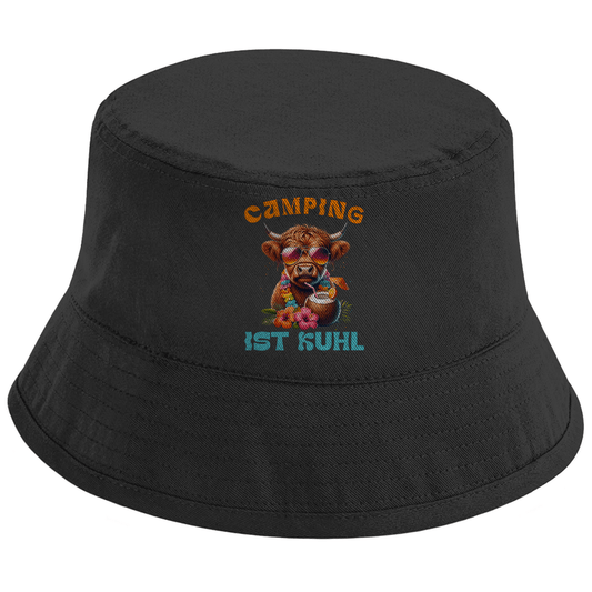 Camping ist kuhl - Bucket Hat - Campingfamilie.de