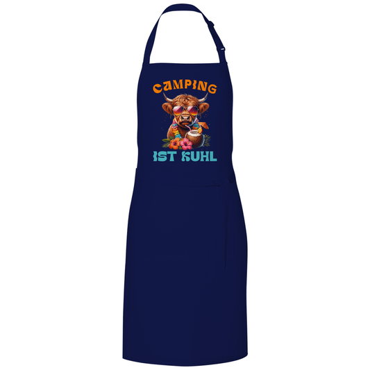 Camping ist kuhl - Grillschürze - Campingfamilie.de