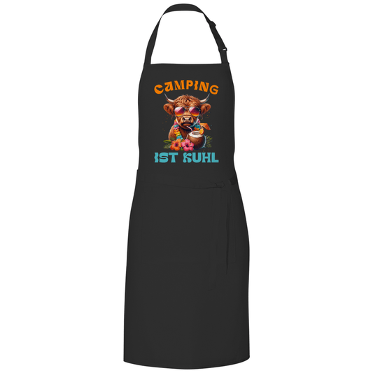 Camping ist kuhl - Grillschürze - Campingfamilie.de