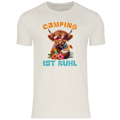 Camping ist kuhl - Herren Shirt - Campingfamilie.de