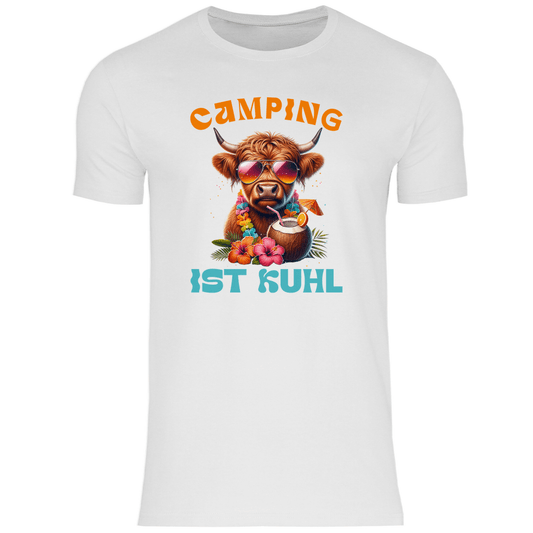 Camping ist kuhl - Herren Shirt - Campingfamilie.de