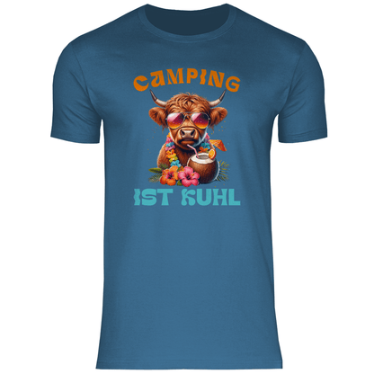 Camping ist kuhl - Herren Shirt - Campingfamilie.de