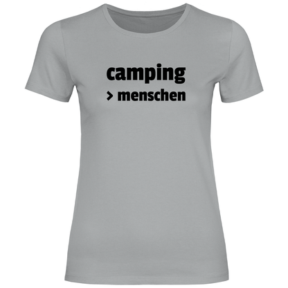 Camping > Menschen - Frauen Shirt - Campingfamilie.de