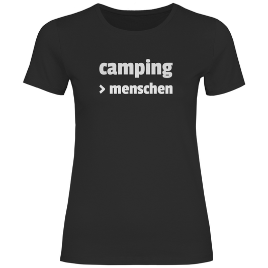 Camping > Menschen - Frauen Shirt - Campingfamilie.de