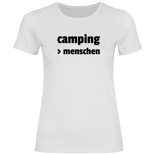 Camping > Menschen - Frauen Shirt - Campingfamilie.de