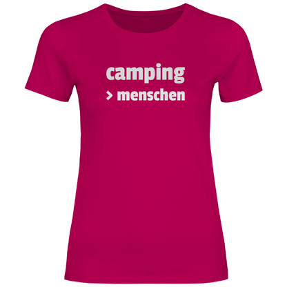 Camping > Menschen - Frauen Shirt - Campingfamilie.de