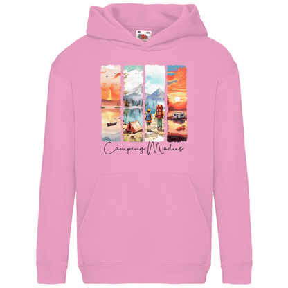Camping Modus - Kinder Hoodie - Campingfamilie.de