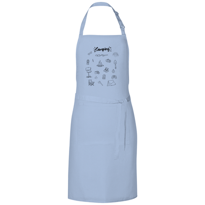 Camping - Motive Kritzeldesign - Grillschürze - Campingfamilie.de