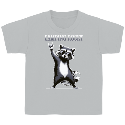 Camping rockt - Kinder Shirt - Campingfamilie.de