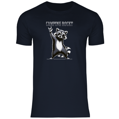 Camping rockt - Männer Shirt - Campingfamilie.de