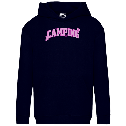 Camping Schmetterling - Kinder Hoodie - Campingfamilie.de