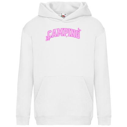 Camping Schmetterling - Kinder Hoodie - Campingfamilie.de