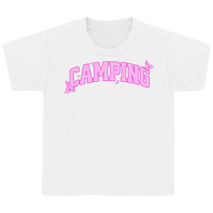Camping Schmetterling - Kinder Shirt - Campingfamilie.de