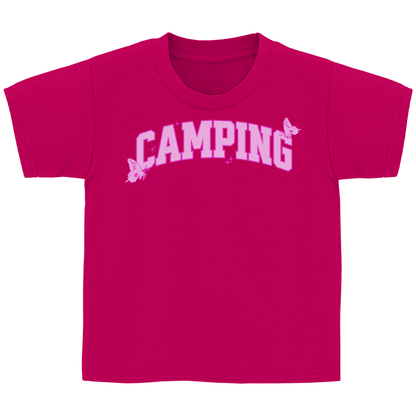 Camping Schmetterling - Kinder Shirt - Campingfamilie.de