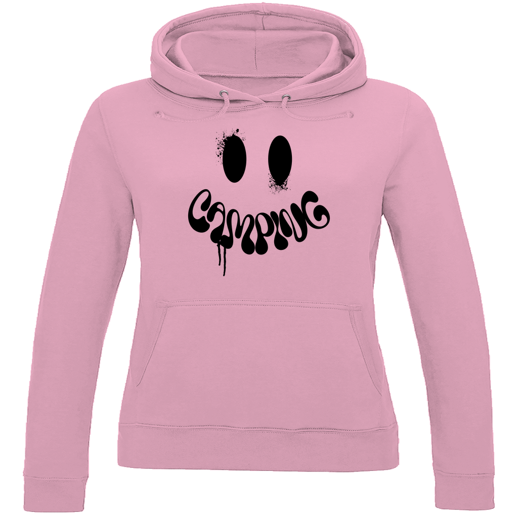 Camping Smiley - Frauen Hoodie - Campingfamilie.de