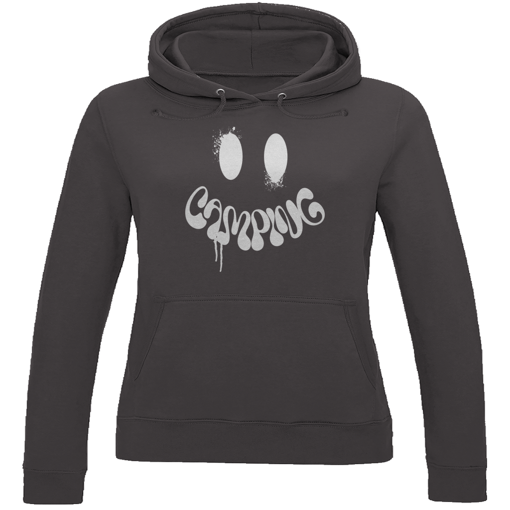 Camping Smiley - Frauen Hoodie - Campingfamilie.de