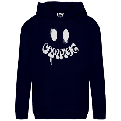 Camping Smiley - Kinder Hoodie - Campingfamilie.de