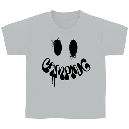 Camping Smiley - Kinder Shirt - Campingfamilie.de