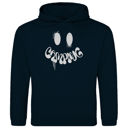 Camping Smiley - Männer Hoodie - Campingfamilie.de