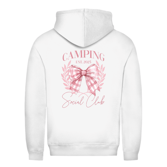 Camping Social Club - Backprint Frauen Hoodie - Campingfamilie.de