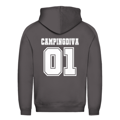 Campingdiva - Frauen Hoodie - Campingfamilie.de
