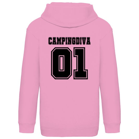 Campingdiva - Kinder Hoodie - Campingfamilie.de