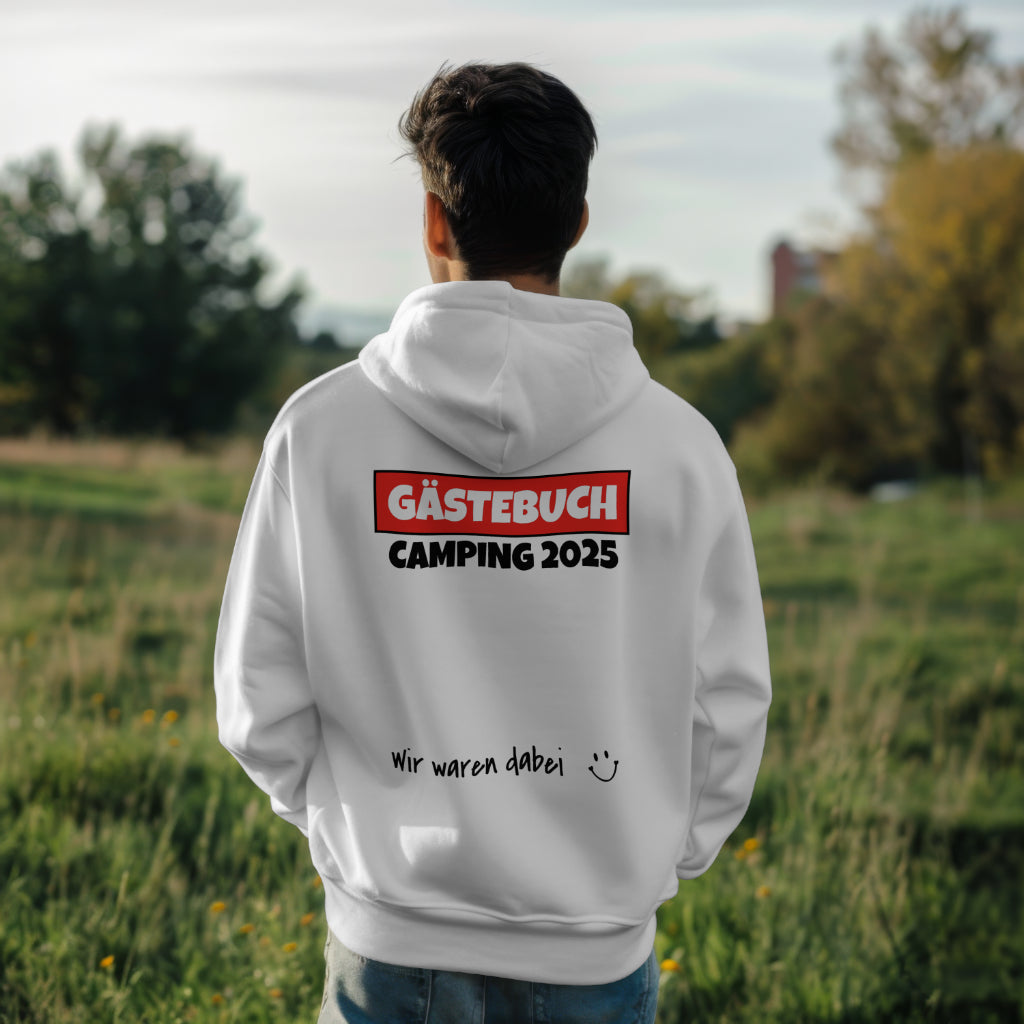 Gästebuch Camping 2025 - Organic Basic Hoodie