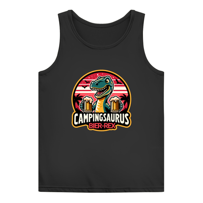 Campingsaurus Bier - Rex - Frauen Tank Top - Campingfamilie.de