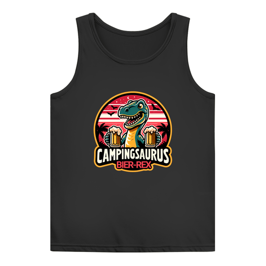 Campingsaurus Bier - Rex - Frauen Tank Top - Campingfamilie.de