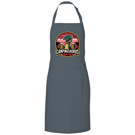 Campingsaurus Bier - Rex - Grillschürze - Campingfamilie.de