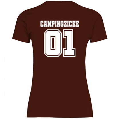 Campingzicke - Frauen Shirt - Campingfamilie.de