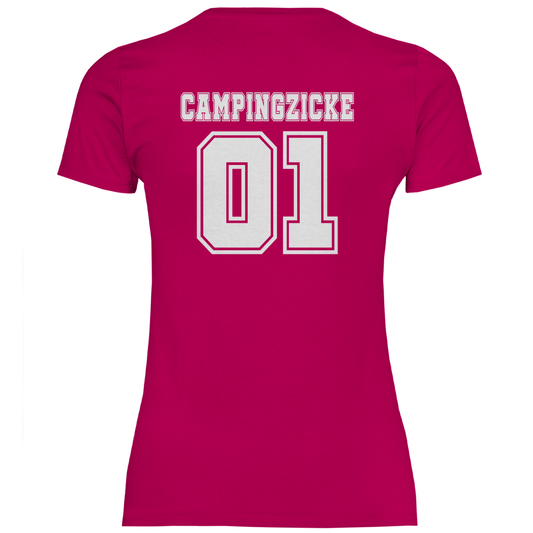Campingzicke - Frauen Shirt - Campingfamilie.de