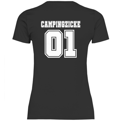 Campingzicke - Frauen Shirt - Campingfamilie.de