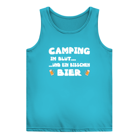 Camping im Blut...und ein bisschen Bier - Frauen Tank Top