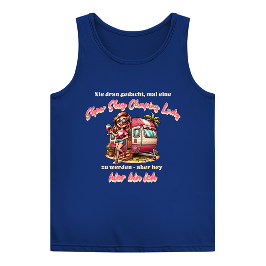 Super Sexy Camping Lady (Wein) - Frauen Tank Top