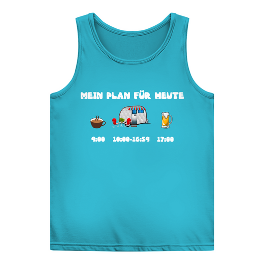 Mein Plan für heute: Kaffee, Camping, Bier - Frauen Tank Top