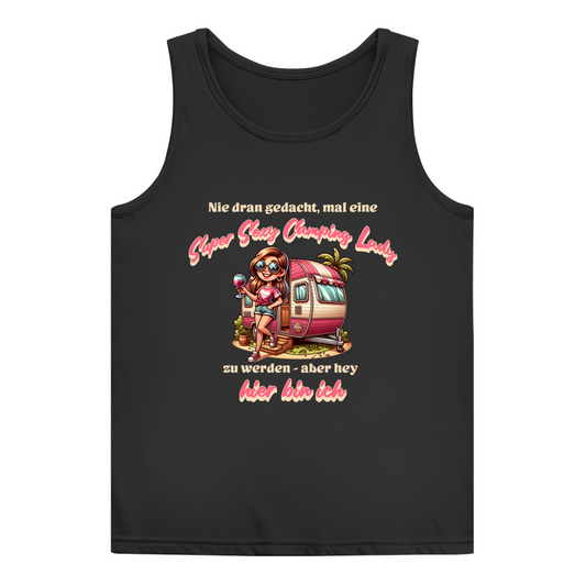 Super Sexy Camping Lady (Wein) - Frauen Tank Top
