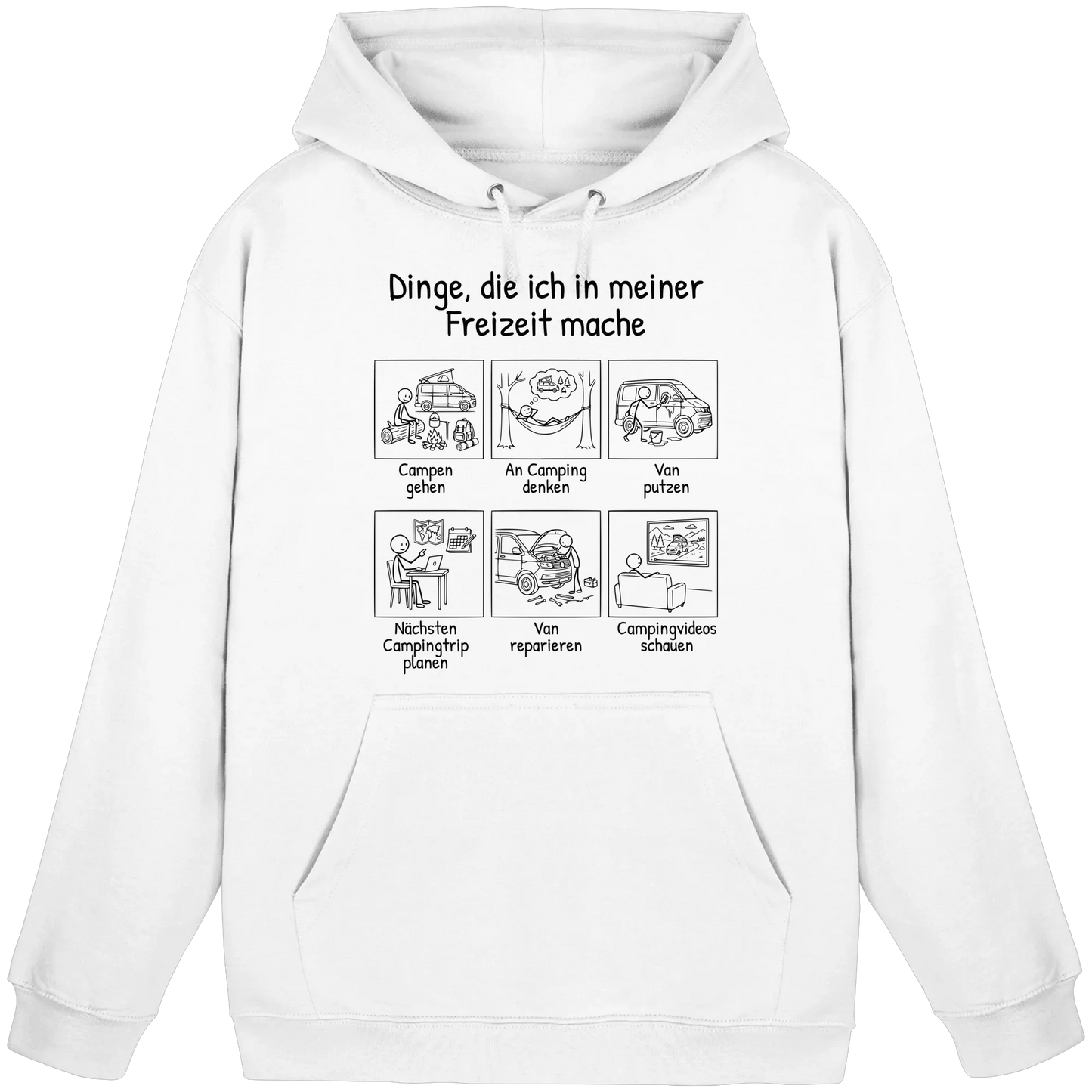 Dinge, die ich in meiner Freizeit mache (Van) - Hoodie