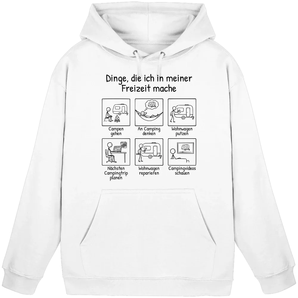 Dinge, die ich in meiner Freizeit mache (Wohnwagen) | Hoodie für Camper