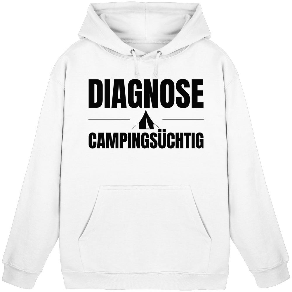 Diagnose Camping-Süchtig – Das Statement für echte Zelt-Urlauber - Hoodie für Camper