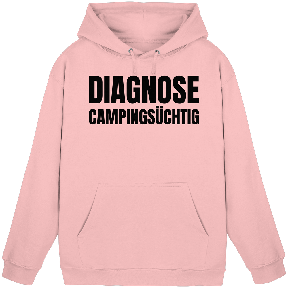 Diagnose Camping-Süchtig – Das Statement für echte Camper - Basic Unisex Hoodie