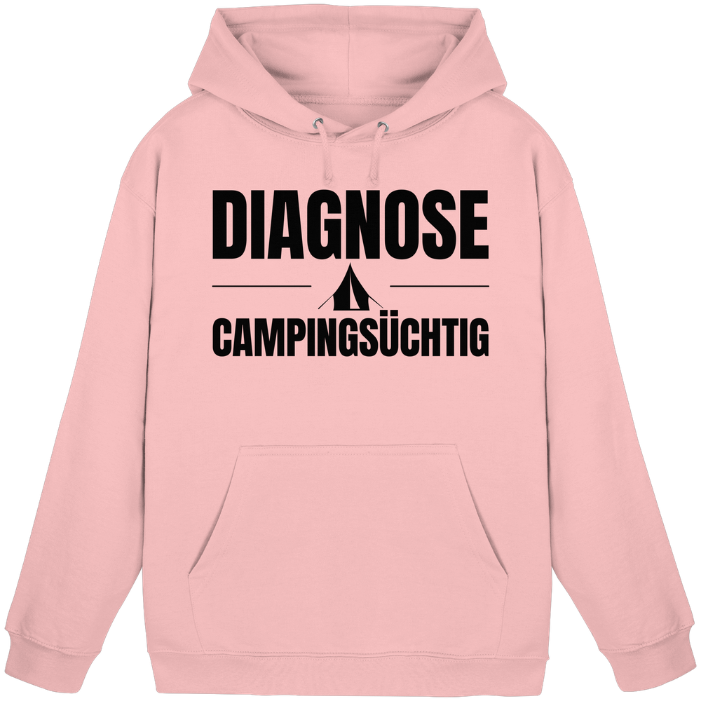 Diagnose Camping-Süchtig – Das Statement für echte Zelt-Urlauber - Hoodie für Camper