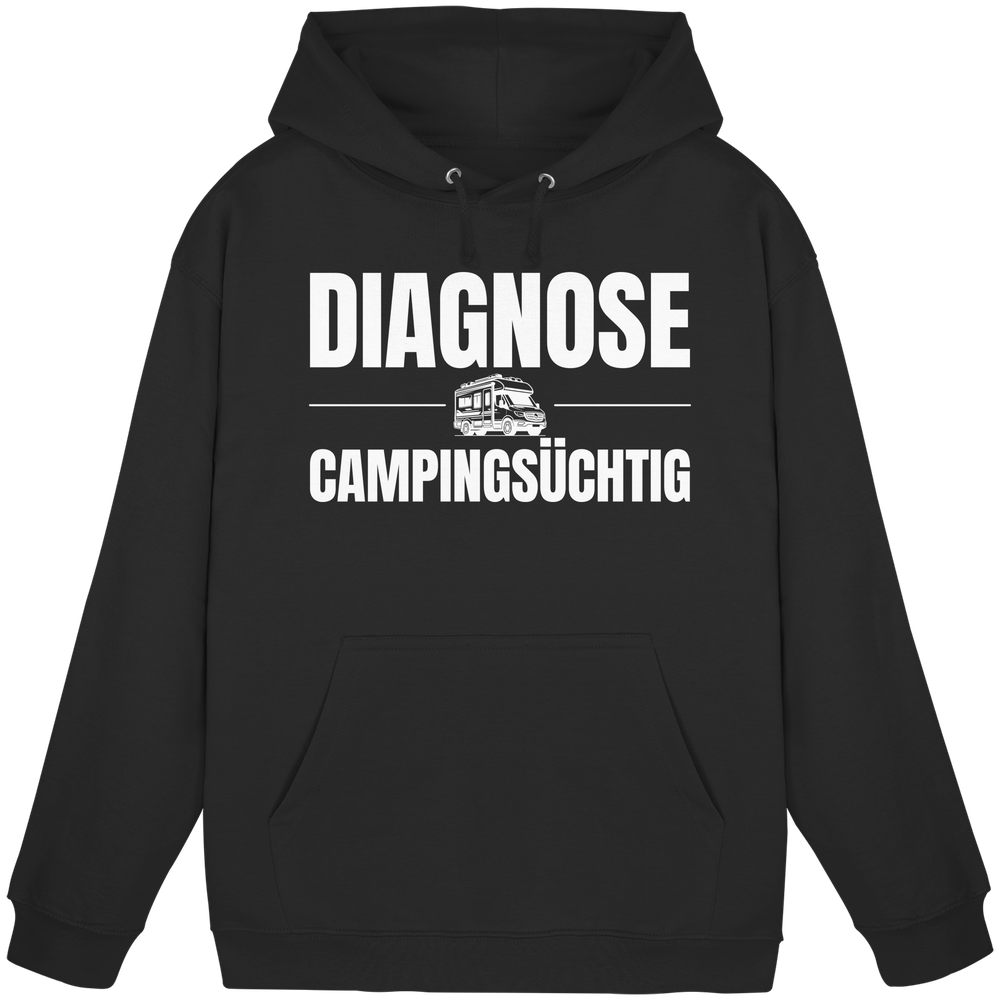 Diagnose Camping-Süchtig – Für echte Van-Liebhaber | Hoodie für Camper