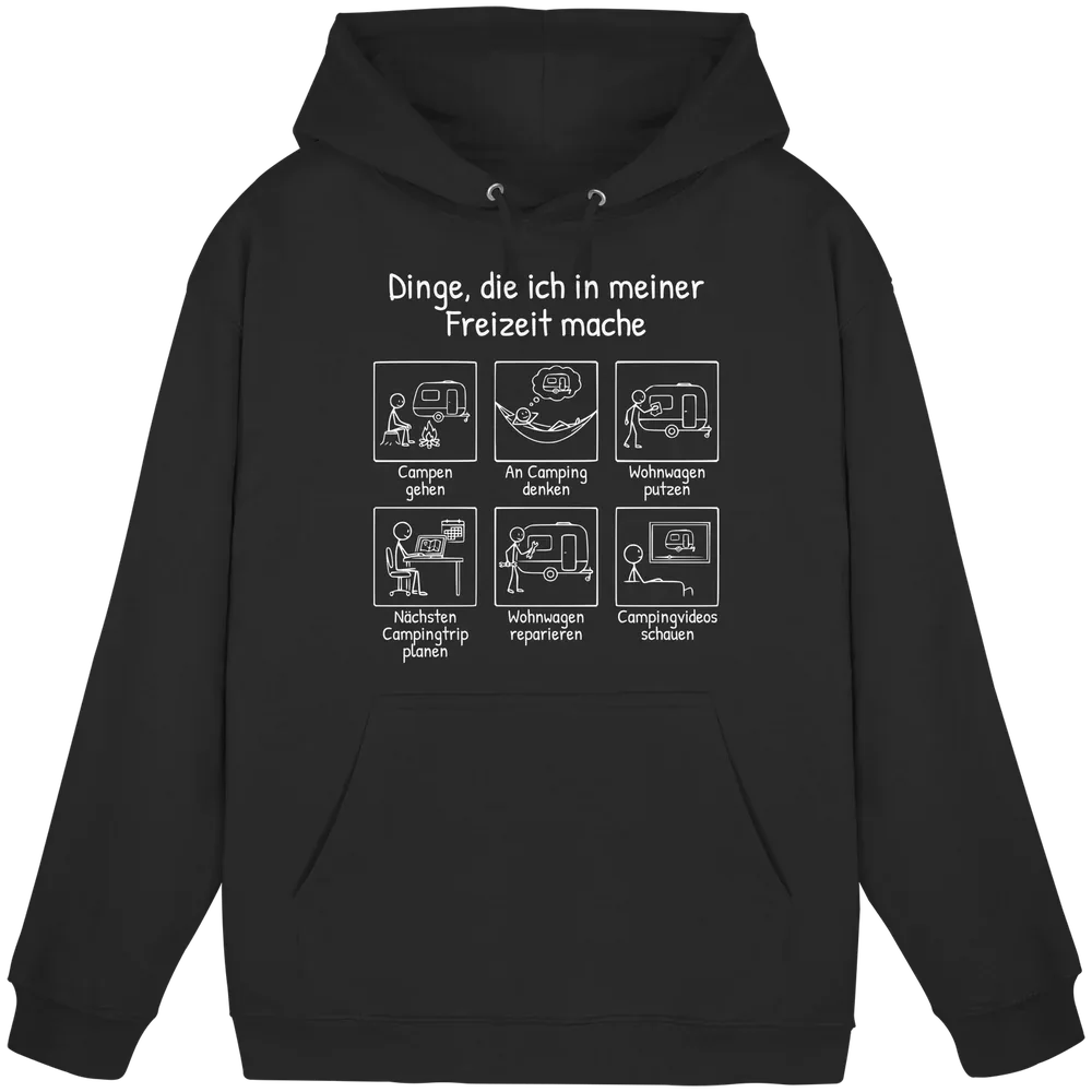 Dinge, die ich in meiner Freizeit mache (Wohnwagen) | Hoodie für Camper
