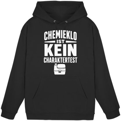 Chemieklo ist kein Charaktertest | Hoodie für Camper