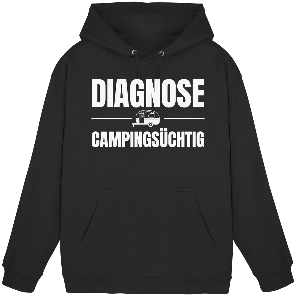 Diagnose Camping-Süchtig – Für echte Wohnwagen-Urlauber | Hoodie für Camper