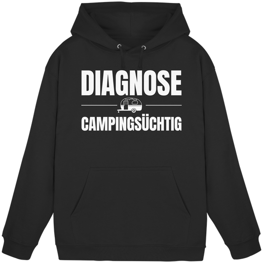 Diagnose Camping-Süchtig – Das Statement für echte Wohnwagen-Urlauber | Hoodie für Camper