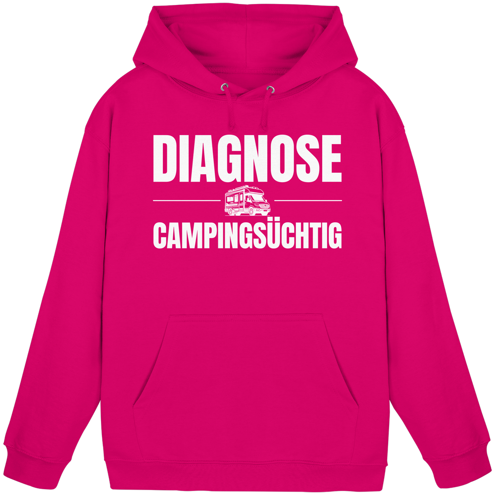 Diagnose Camping-Süchtig – Für echte Van-Liebhaber | Hoodie für Camper